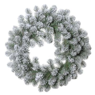 Ghirlanda artificiale di abete FRANKLIN, innevata, bianco-verde, Ø 60 cm Ghirlanda artificiale di abete FRANKLIN, innevata, bianco-verde, Ø 60 cm