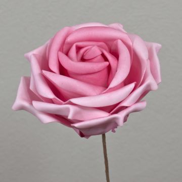 Rosa decorativa in schiuma sintetica REGINE, rosa, 30 cm, Ø 16 cm Rosa decorativa in schiuma sintetica REGINE, rosa, 30 cm, Ø 16 cm