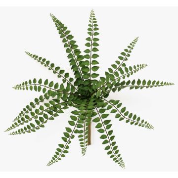 Pianta artificiale felce a pallina GEVROL su stelo, difficilmente infiammabile, verde, 35cm