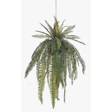 Felce a spada artificiale MAXROL per vaso sospeso, zolla, radici, pendente, verde, 85cm