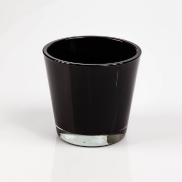 Vaso da fiori / Portacandela RANA, nero, 13 cm, Ø 14 cm Vaso da fiori / Portacandela RANA, nero, 13 cm, Ø 14 cm
