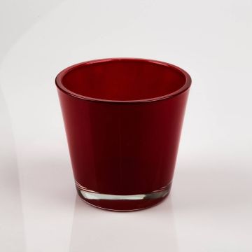 Vaso da fiori / Portacandela RANA, rosso vino, 13 cm, Ø 14 cm Vaso da fiori / Portacandela RANA, rosso vino, 13 cm, Ø 14 cm