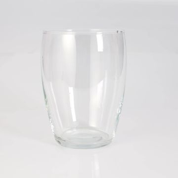 Vaso rotondo HENRY, trasparente, 19cm, Ø13,5cm