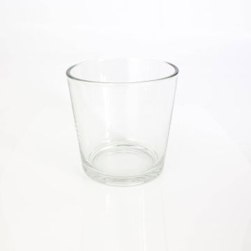 Grosso vaso in vetro / Portafiori ALENA, trasparente, 19cm, Ø18,5cm Grosso vaso in vetro / Portafiori ALENA, trasparente, 19cm, Ø18,5cm