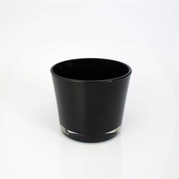 Vaso da fiori / Portacandele ALENA, nero, 12,5cm, Ø14,5cm Vaso da fiori / Portacandele ALENA, nero, 12,5cm, Ø14,5cm