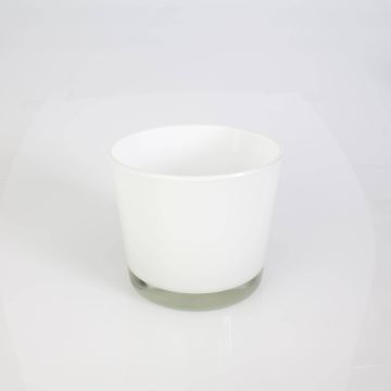 Vaso da fiori / Portacandele ALENA, bianco, 12,5cm, Ø14,5cm Vaso da fiori / Portacandele ALENA, bianco, 12,5cm, Ø14,5cm