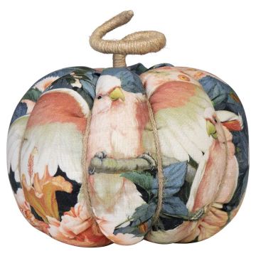 Zucca decorativa AKUNA in cotone, fatta a mano, motivo Kakadu, colorata, Ø 23 cm Zucca decorativa AKUNA in cotone, fatta a mano, motivo Kakadu, colorata, Ø 23 cm