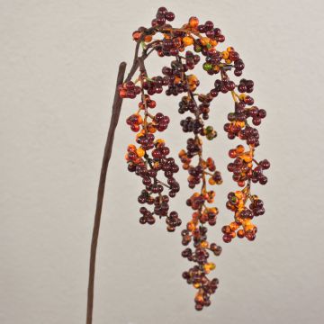 Ramo artificiale di bacche di sambuco SWANTJE, bacche, rosso bordeaux-arancione, 40 cm Ramo artificiale di bacche di sambuco SWANTJE, bacche, rosso bordeaux-arancione, 40 cm