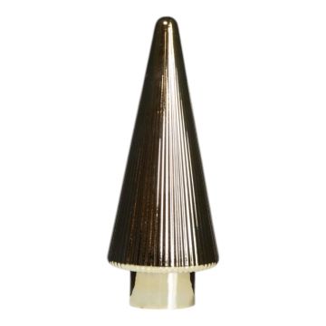 Albero di Natale decorativo in vetro RICON, metallizzato, dorato, 26 cm, Ø 9,5 cm Albero di Natale decorativo in vetro RICON, metallizzato, dorato, 26 cm, Ø 9,5 cm