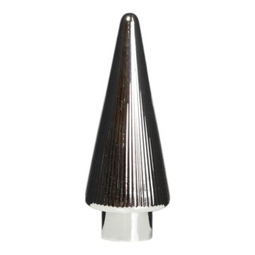 Albero di Natale decorativo in vetro RICON, metallizzato, argento, 31,5 cm, Ø 11,5 cm Albero di Natale decorativo in vetro RICON, metallizzato, argento, 31,5 cm, Ø 11,5 cm