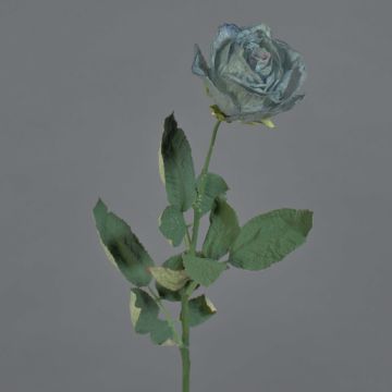 Rosa artificiale FREIDA, Eco Collection, grigio-azzurro, 65 cm, Ø 7 cm Rosa artificiale FREIDA, Eco Collection, grigio-azzurro, 65 cm, Ø 7 cm