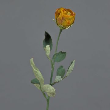 Rosa artificiale FREIDA, Eco Collection, giallo-arancione, 60 cm, Ø 4 cm Rosa artificiale FREIDA, Eco Collection, giallo-arancione, 60 cm, Ø 4 cm