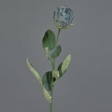 Rosa artificiale FREIDA, Eco Collection, grigio-azzurro, 60 cm, Ø 4 cm Rosa artificiale FREIDA, Eco Collection, grigio-azzurro, 60 cm, Ø 4 cm