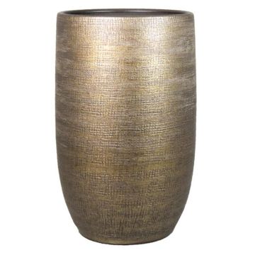 Portafiori in ceramica AGAPE con grano, oro, 50cm, Ø32cm Portafiori in ceramica AGAPE con grano, oro, 50cm, Ø32cm