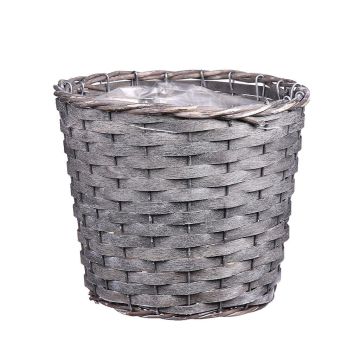 Cesto per fiori AHMANIU, grigio, 18 cm, Ø 22 cm Cesto per fiori AHMANIU, grigio, 18 cm, Ø 22 cm