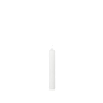 Candela da caminetto FRANZISKA, bianca, 30 cm, Ø 5 cm, 64 ore - Prodotto in Germania