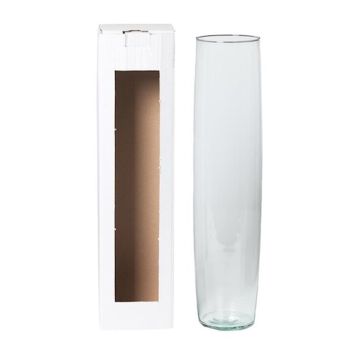 Vaso da terra in vetro MANRESA, trasparente, 50cm, Ø11,5cm