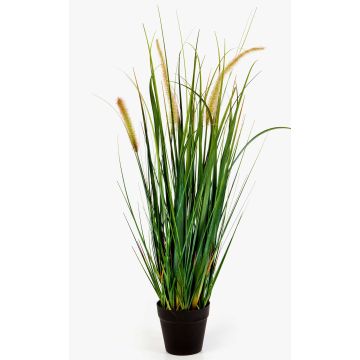 Erba artificiale di coda di volpe FEHMI con pannocchie, verde, 60cm