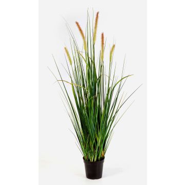 Erba artificiale di coda di volpe FEHMI con pannocchie, verde, 95cm