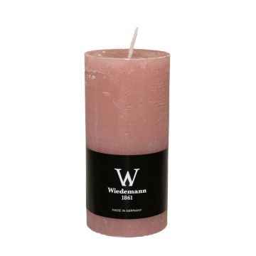 Candela a colonna AURORA, legno di rosa, 12cm, Ø5,8cm, 42h - Made in Germany Candela a colonna AURORA, legno di rosa, 12cm, Ø5,8cm, 42h - Made in Germany