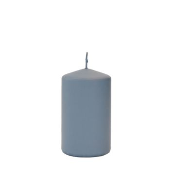 Candela a colonna LYCANTHIA, pastello smerigliato, grigio, 10cm, Ø6cm, 33h Candela a colonna LYCANTHIA, pastello smerigliato, grigio, 10cm, Ø6cm, 33h