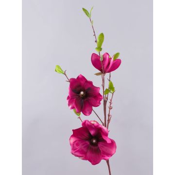 Ramo di magnolia artificiale FINAH, rosa shocking, 90 cm, Ø 9-15 cm Ramo di magnolia artificiale FINAH, rosa shocking, 90 cm, Ø 9-15 cm