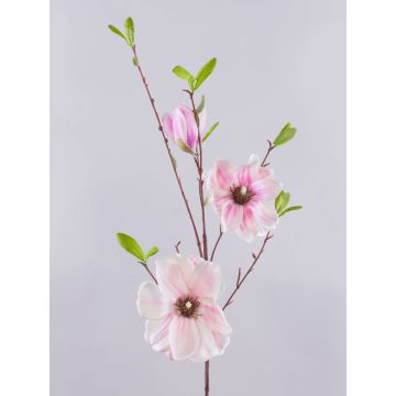 Ramo di magnolia artificiale FINAH, rosa, 90 cm, Ø 9-15 cm Ramo di magnolia artificiale FINAH, rosa, 90 cm, Ø 9-15 cm