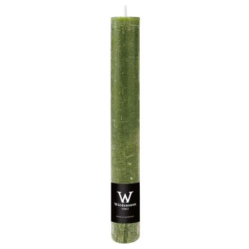 Candela a bastoncino AURORA, verde oliva, 20 cm, Ø 3,5 cm, 23 ore - Prodotto in Germania Candela a bastoncino AURORA, verde oliva, 20 cm, Ø 3,5 cm, 23 ore - Prodotto in Germania