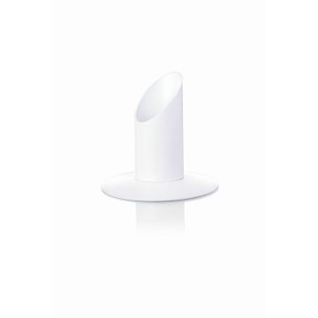 Portalumino in metallo RIANNON, bianco, 8,5cm, Ø8,3cm