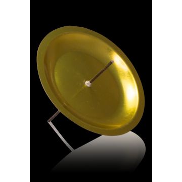 Portacandela in metallo KRISTOFFER per corona dell’Avvento, per candele di circa Ø5 cm, dorato, 8 cm, Ø12 cm Portacandela in metallo KRISTOFFER per corona dell’Avvento, per candele di circa Ø5 cm, dorato, 8 cm, Ø12 cm