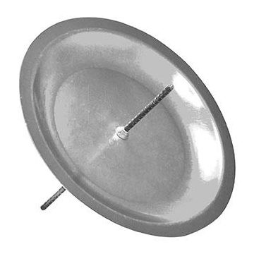 Portacandela in metallo KRISTOFFER per corona dell’Avvento, per candele di circa Ø5 cm, argento, 8 cm, Ø12 cm Portacandela in metallo KRISTOFFER per corona dell’Avvento, per candele di circa Ø5 cm, argento, 8 cm, Ø12 cm
