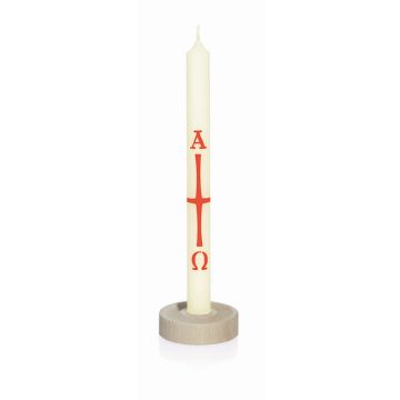 Candelabro in legno ANNERIKE per candela pasquale, naturale, 1,5 cm, Ø 5 cm Candelabro in legno ANNERIKE per candela pasquale, naturale, 1,5 cm, Ø 5 cm