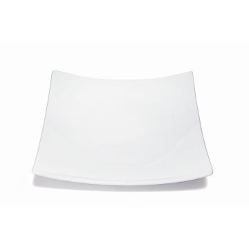 Supporto per candele NOELYA in ceramica, bianco, 16x16cm
