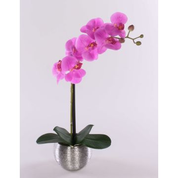 Fiore artificiale orchidea Phalaenopsis EMILIA, vaso decorativo, rosa, 45 cm Fiore artificiale orchidea Phalaenopsis EMILIA, vaso decorativo, rosa, 45 cm