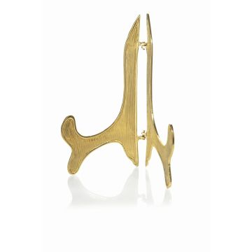 Portalettre ADALBERTO in ottone, spazzolato opaco, dorato, 17,5x10 cm Portalettre ADALBERTO in ottone, spazzolato opaco, dorato, 17,5x10 cm