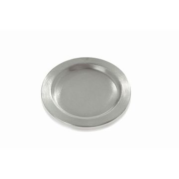Portacandela rotondo GREGORIA in metallo, per candele Ø 7-8 cm, argento, Ø 11,5 cm Portacandela rotondo GREGORIA in metallo, per candele Ø 7-8 cm, argento, Ø 11,5 cm