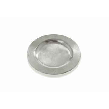 Portacandela rotondo GREGORIA in metallo, per candele Ø 8-10 cm, argento, Ø 14 cm Portacandela rotondo GREGORIA in metallo, per candele Ø 8-10 cm, argento, Ø 14 cm