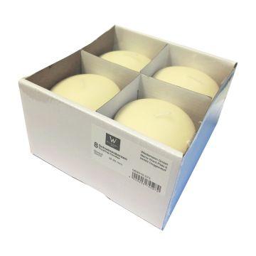 Candela galleggiante ORNELLA, avorio, 2,8cm, Ø8cm, 8h Candela galleggiante ORNELLA, avorio, 2,8cm, Ø8cm, 8h