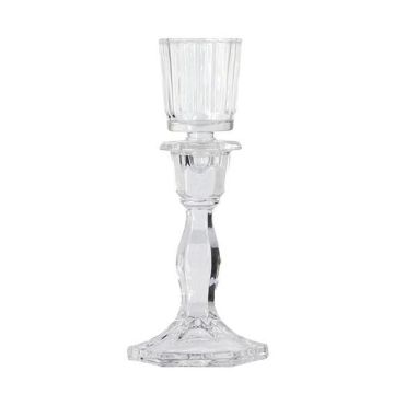 Portacandela in vetro ANAMARIA, inserto per candelieri, trasparente, 8 cm, Ø 5,8 cm Portacandela in vetro ANAMARIA, inserto per candelieri, trasparente, 8 cm, Ø 5,8 cm