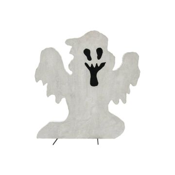 Figura decorativa di Halloween: sagoma di fantasma SPOOKY GHOST, bianca, 58 cm