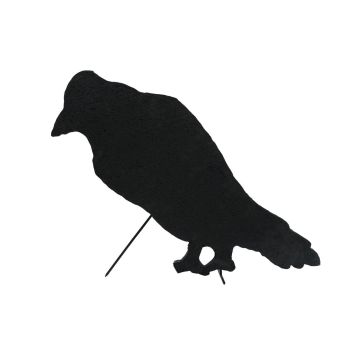Figura decorativa di Halloween: sagoma di corvo SPOOKY CROW, nera, 63 cm