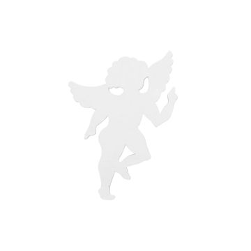 Decorazione natalizia: figura decorativa "Silhouette Angelo" ELENI, bianca, 60 cm Decorazione natalizia: figura decorativa "Silhouette Angelo" ELENI, bianca, 60 cm