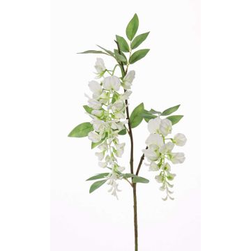 Ramo di glicine artificiale NEZUMI, fiorito, bianco, 105cm Ramo di glicine artificiale NEZUMI, fiorito, bianco, 105cm