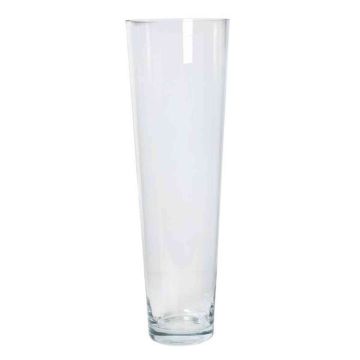 Vaso da pavimento ANNA OCEAN, imbuto/rotondo, trasparente, 70cm, Ø22cm Vaso da pavimento ANNA OCEAN, imbuto/rotondo, trasparente, 70cm, Ø22cm