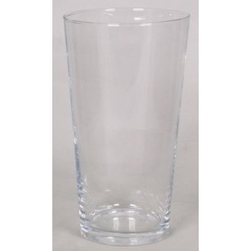 Vaso da fiori AMNA OCEAN, imbuto/rotondo, trasparente, 25cm, Ø14cm