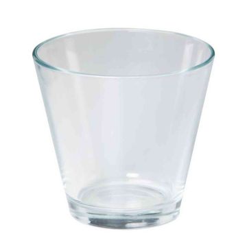 Vaso da fiori THEA, imbuto/rotondo, trasparente, 12,5cm, Ø13,5cm Vaso da fiori THEA, imbuto/rotondo, trasparente, 12,5cm, Ø13,5cm