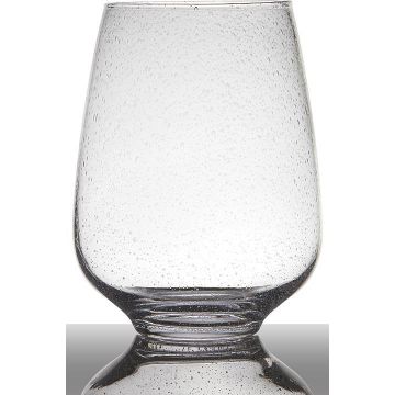Vaso da fiori GRACIE su piede, cono/rotondo, trasparente, 26cm, Ø19,5cm
