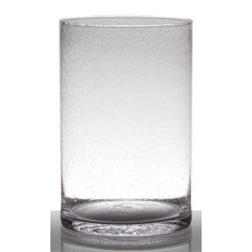 Vaso da pavimento in vetro SANUA, cilindro/rotondo, trasparente, 30 cm, Ø19 cm