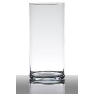 Vaso da fiori in vetro SANYA EARTH, cilindro/rotondo, trasparente, 25 cm, Ø12 cm Vaso da fiori in vetro SANYA EARTH, cilindro/rotondo, trasparente, 25 cm, Ø12 cm
