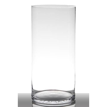 Vaso da pavimento in vetro SANYA EARTH, cilindro/rotondo, trasparente, 40 cm, Ø19 cm Vaso da pavimento in vetro SANYA EARTH, cilindro/rotondo, trasparente, 40 cm, Ø19 cm